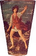 Andrea del Castagno The Young David oil